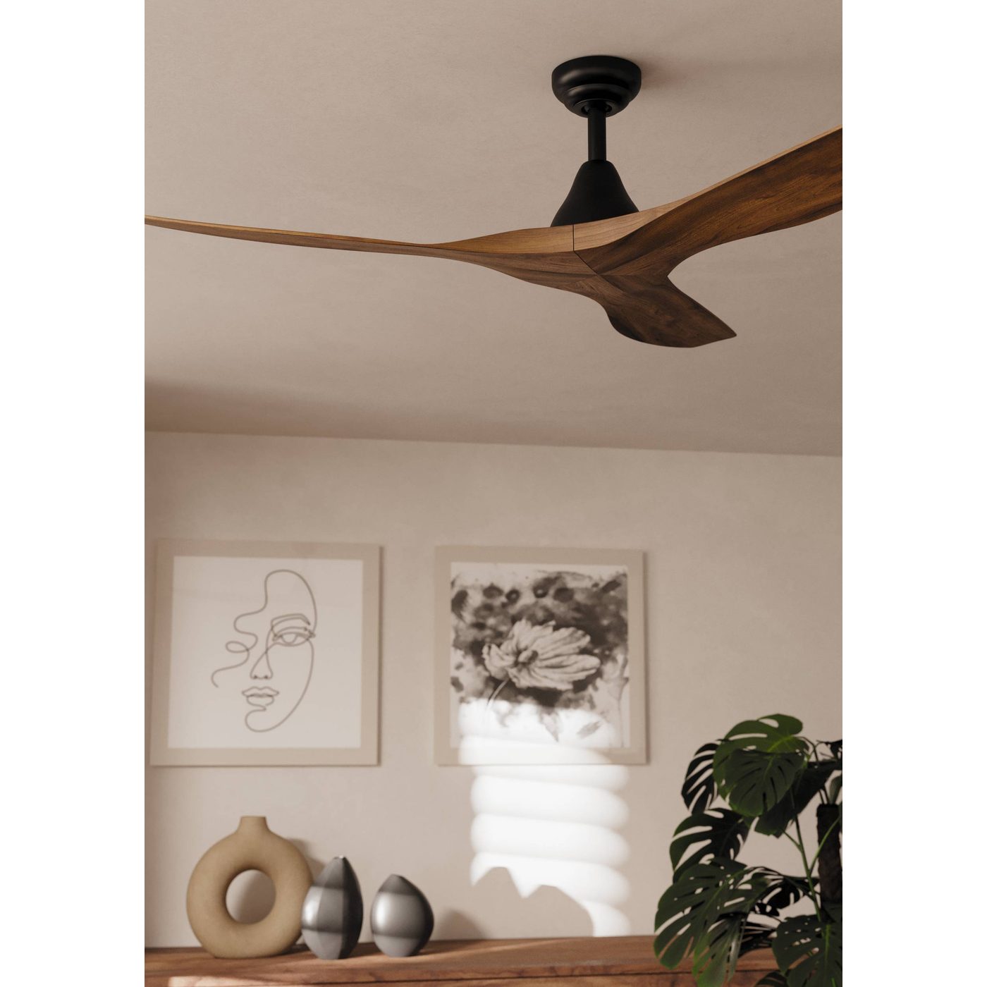 VENTILATOR DC Ø1320 SW/WALNUSS Valnöt