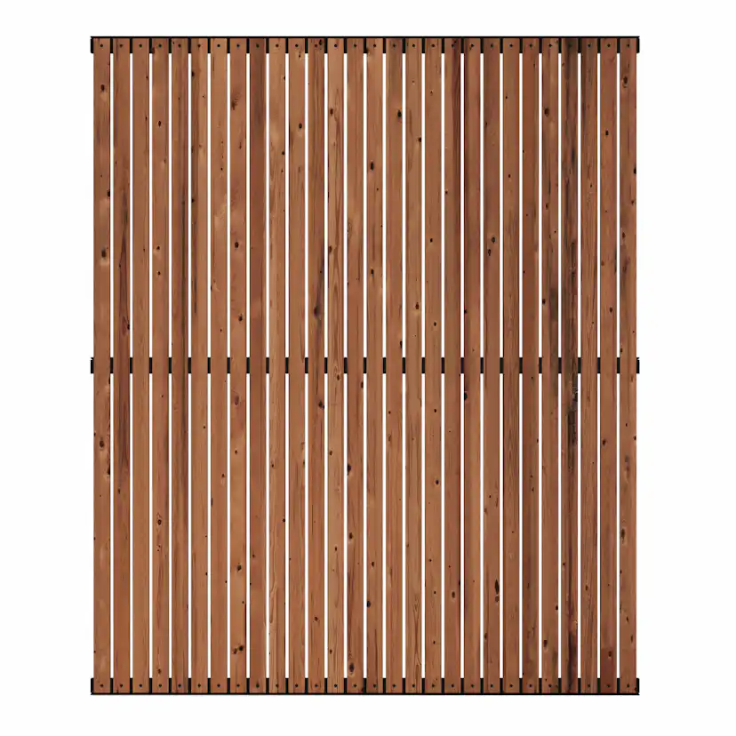 Staket PLUS Saga ThermoWood 150 x 180 cm