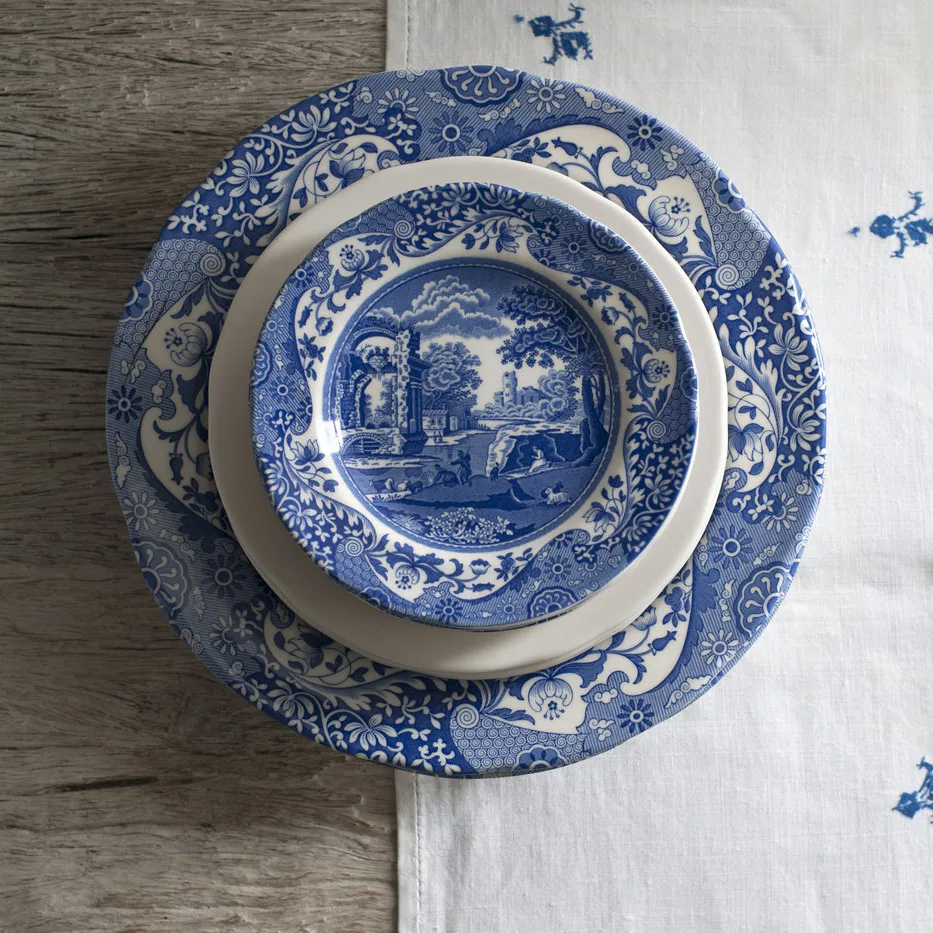 Tallrik Spode Blue Italian
