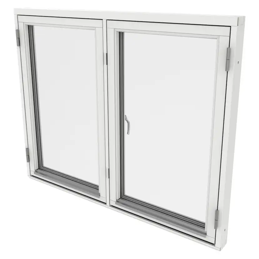 Sidohängt Fönster Outline 3-Glas Trä 2-Luft