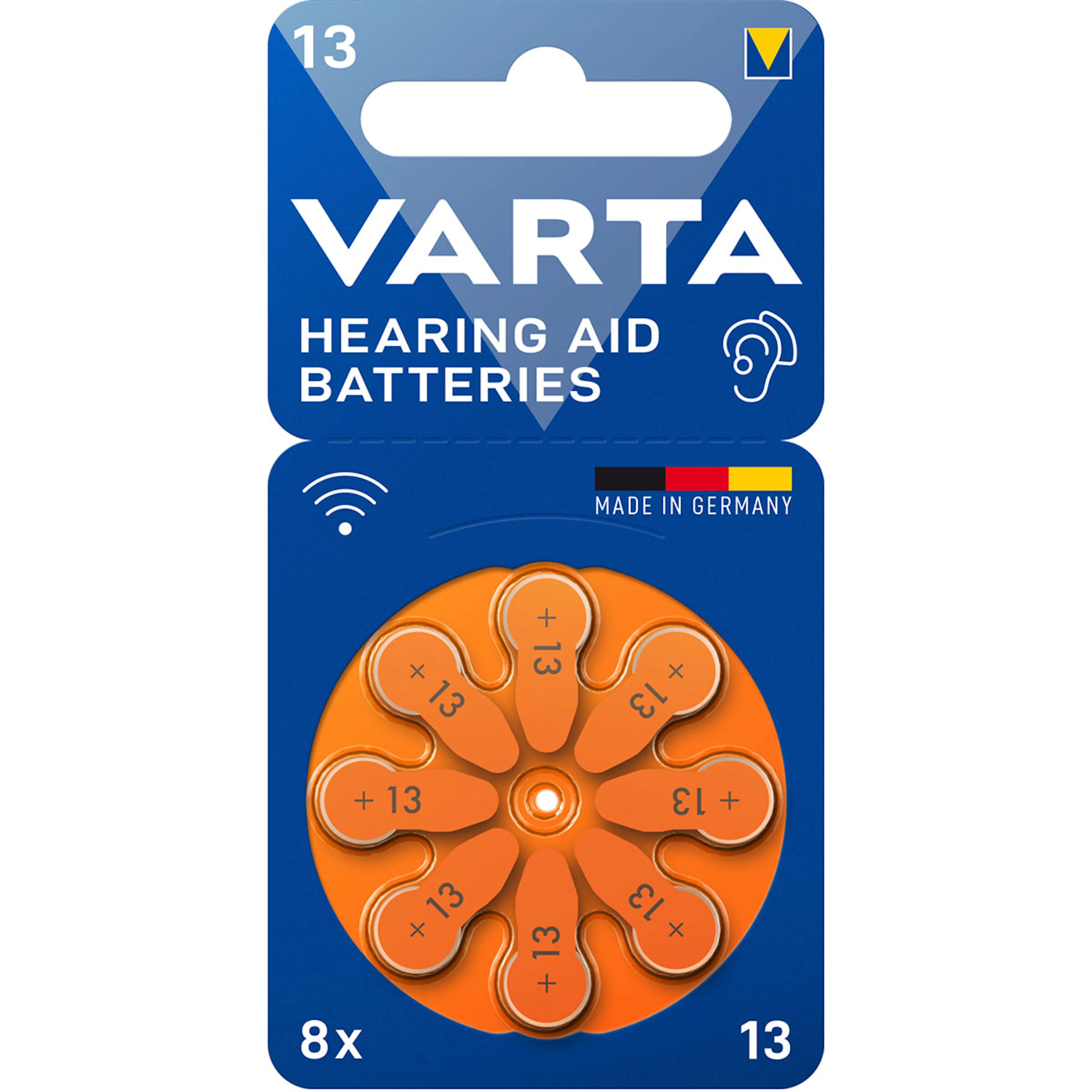 Hörapparatsbatterier Varta 13/A13/PR48 8-pack