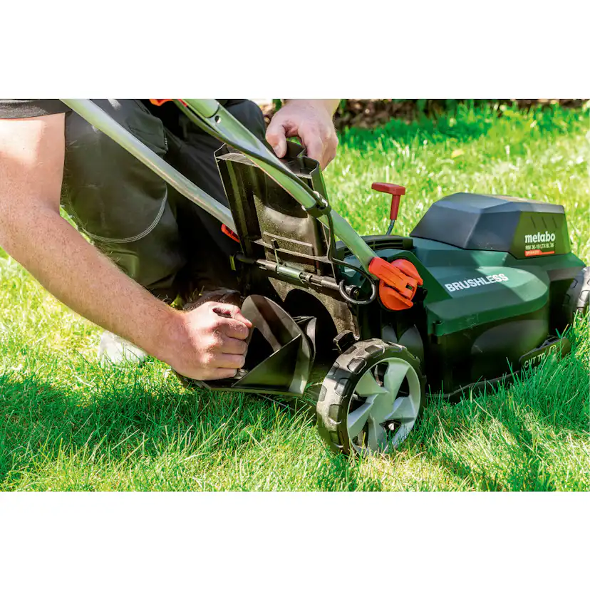 Gräsklippare Metabo Rm 36-18 LTX BL 36 18V Solo utan Batteri och Laddare