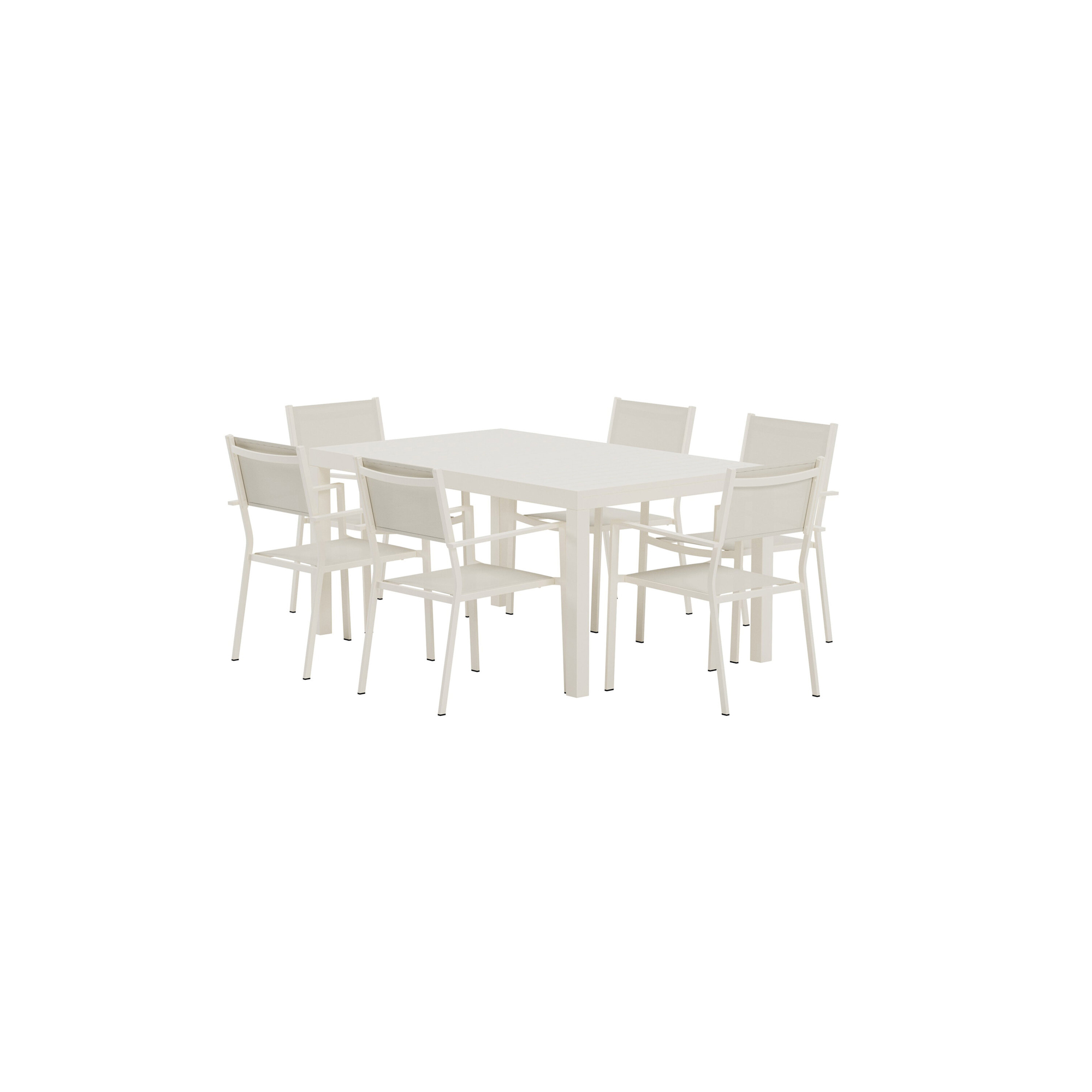 Matgrupp Utomhus Venture Home Capo 100x160 cm med 6 st Copacabana Trädgårdsstolar