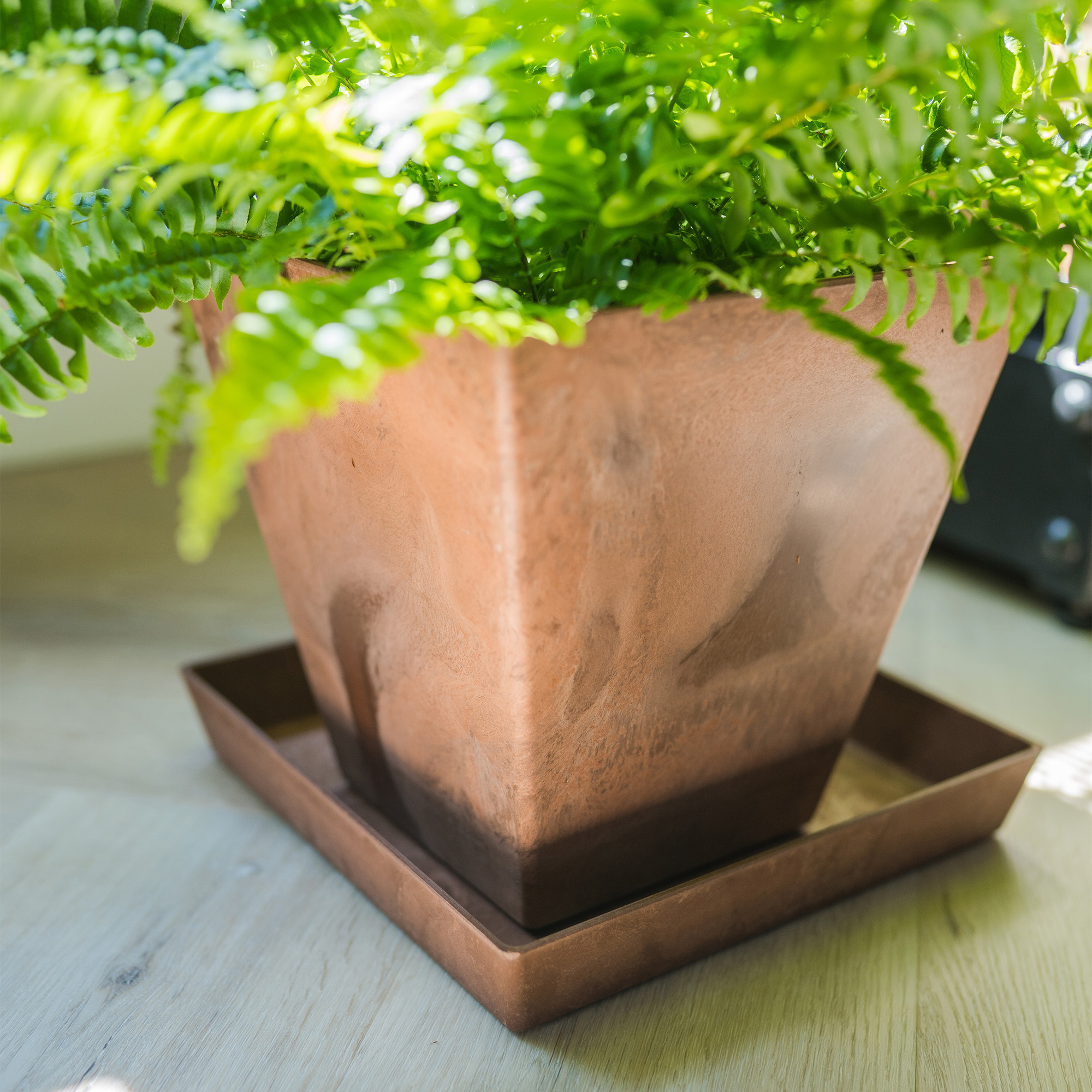 Kruka Artstone Ella Brun 20 x 20 x 20 cm