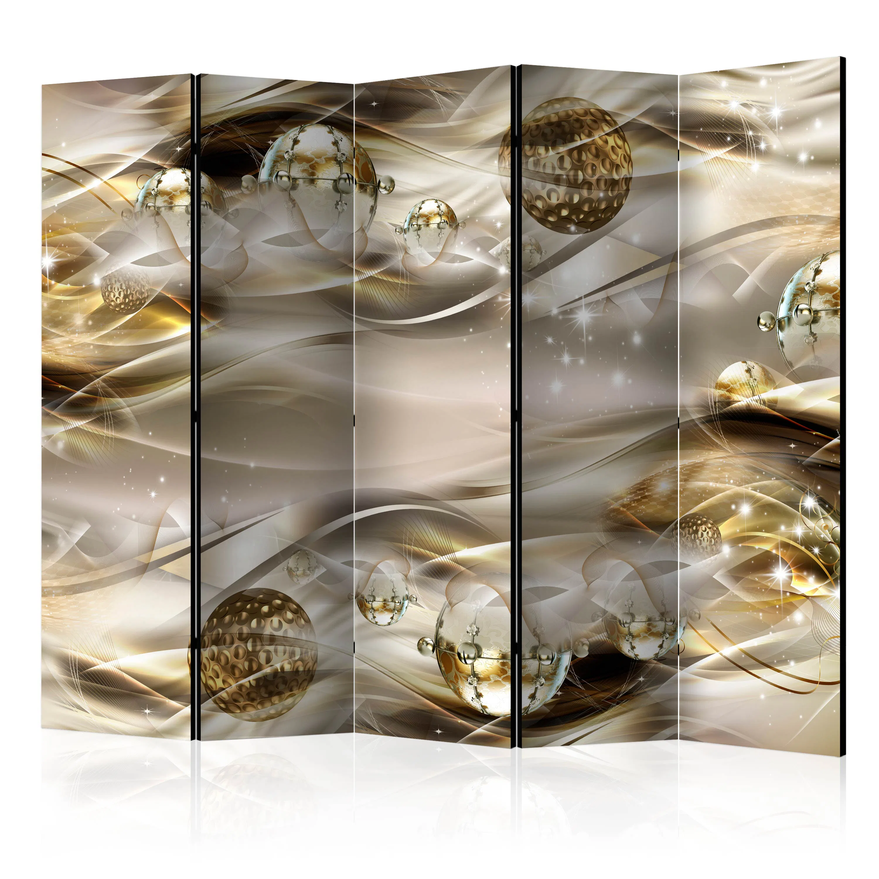Rumsavdelare Skärmvägg Arkiio Golden Nebula II 225x172 cm
