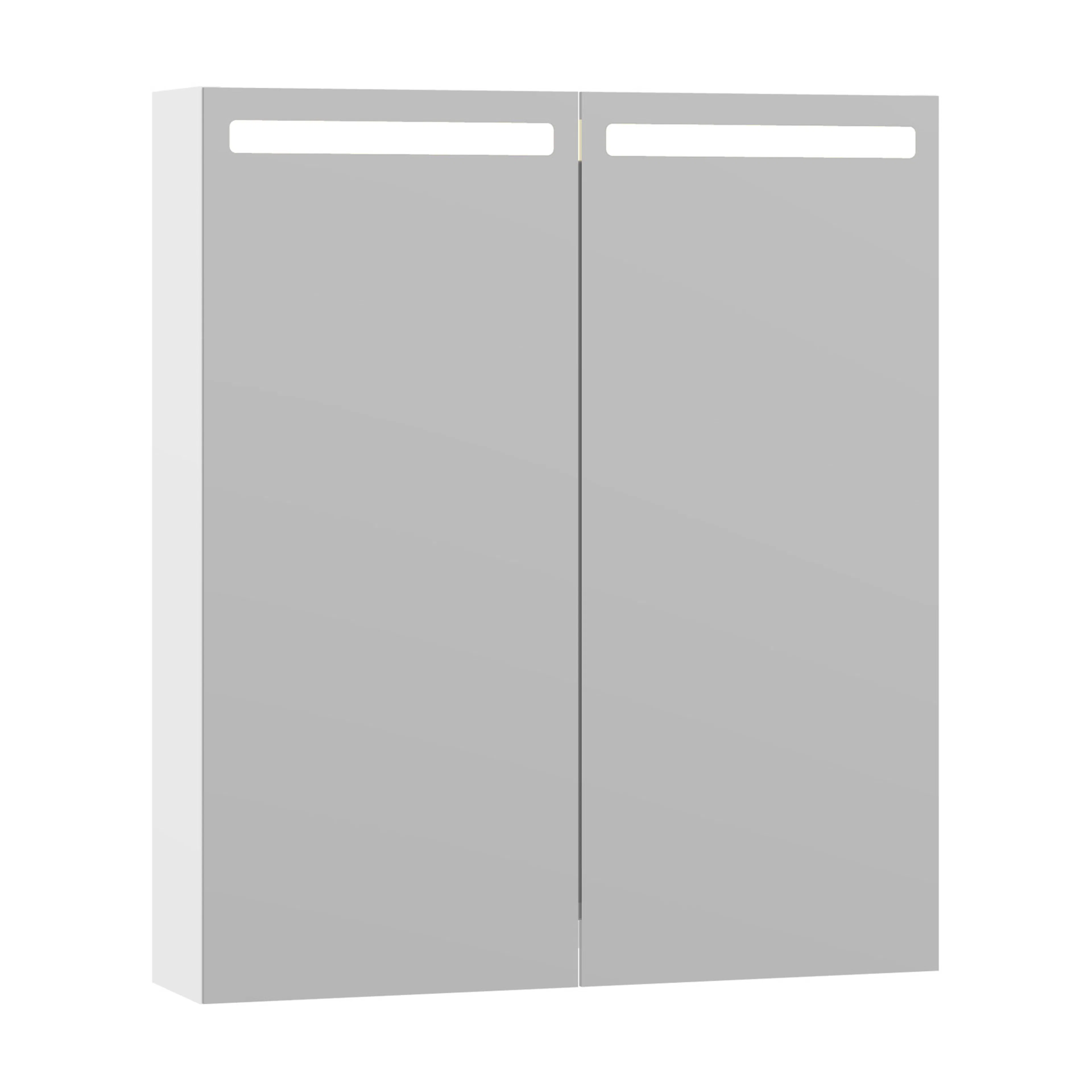 Spegelskåp Top, 2 lu. 70,4*60 cm Vit Matt