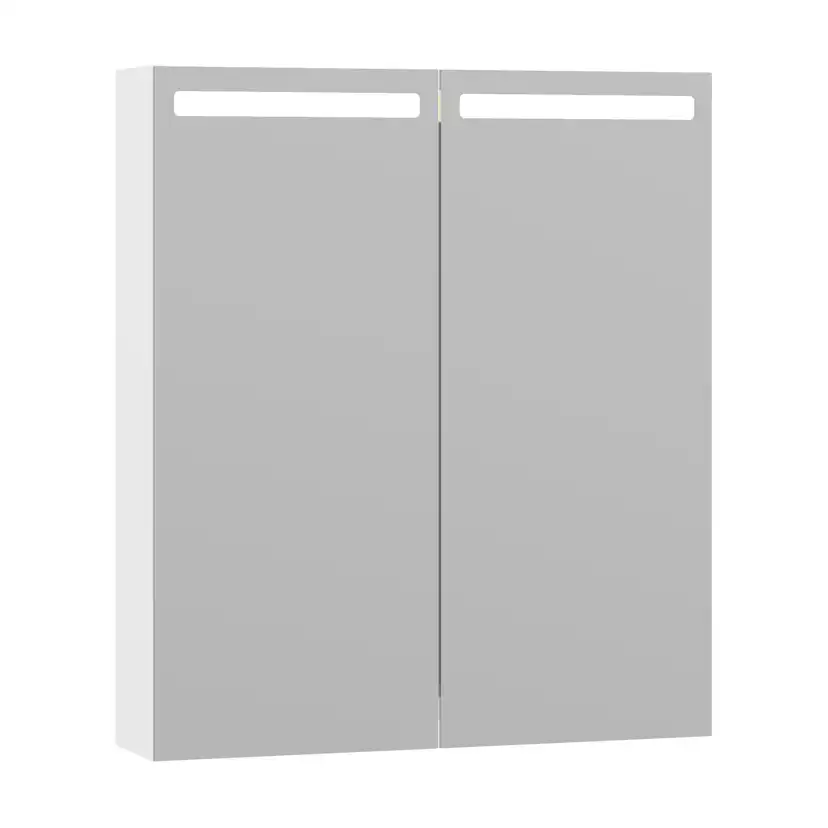 Spegelskåp Top, 2 lu. 70,4*60 cm Vit Matt