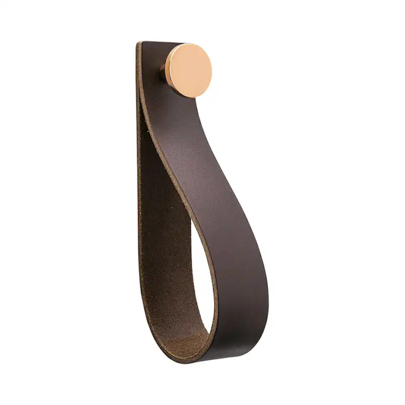 Handtag Beslag Design Loop Strap Brun