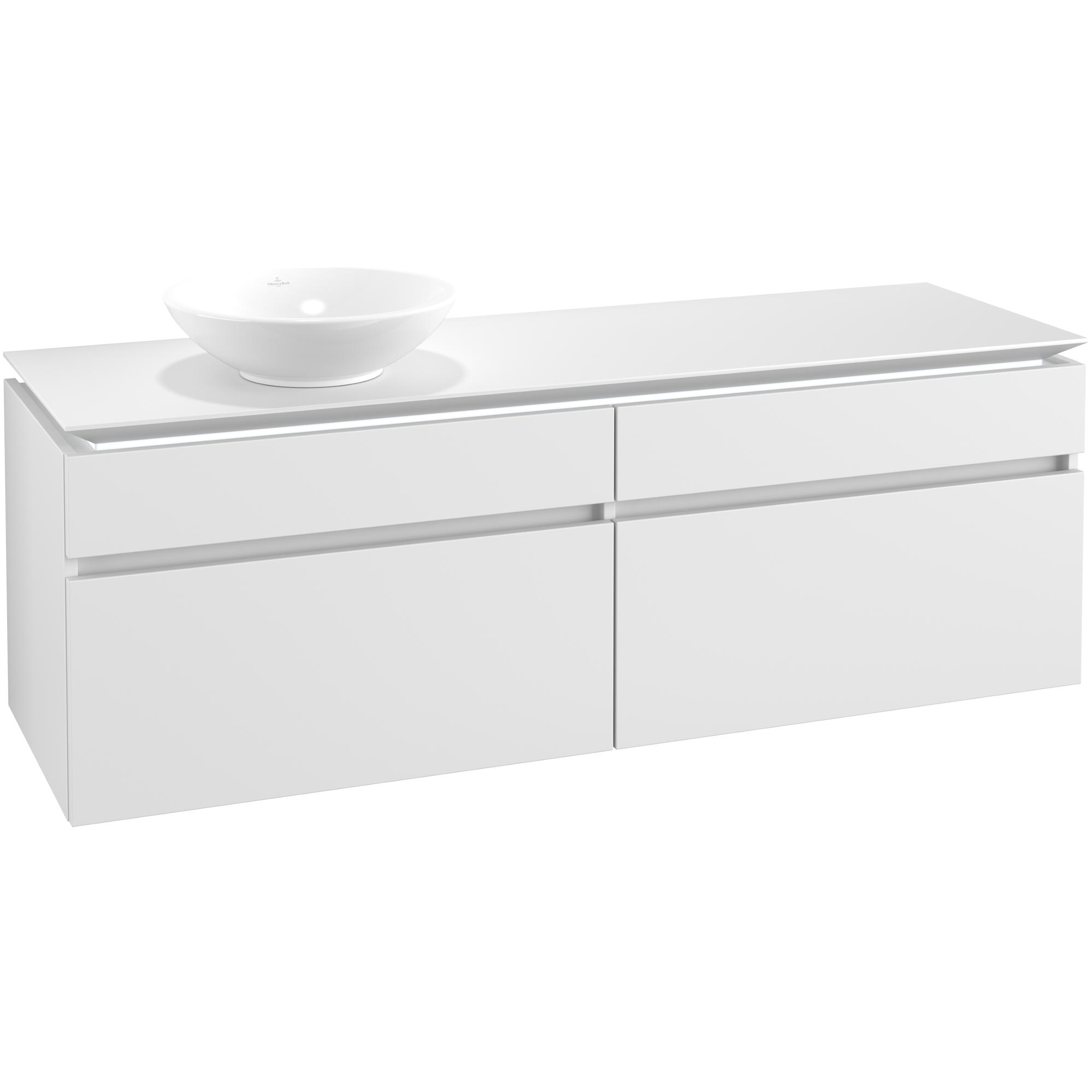 Tvättställsskåp Villeroy & Boch Legato 1600 med 4 Lådor för Fristående Tvättställ