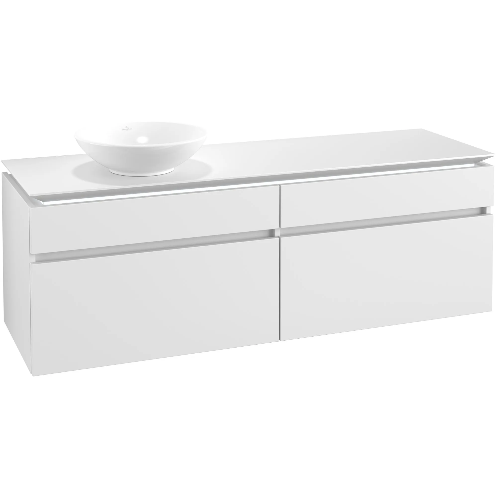 Tvättställsskåp Villeroy & Boch Legato 1600 med 4 Lådor för Fristående Tvättställ