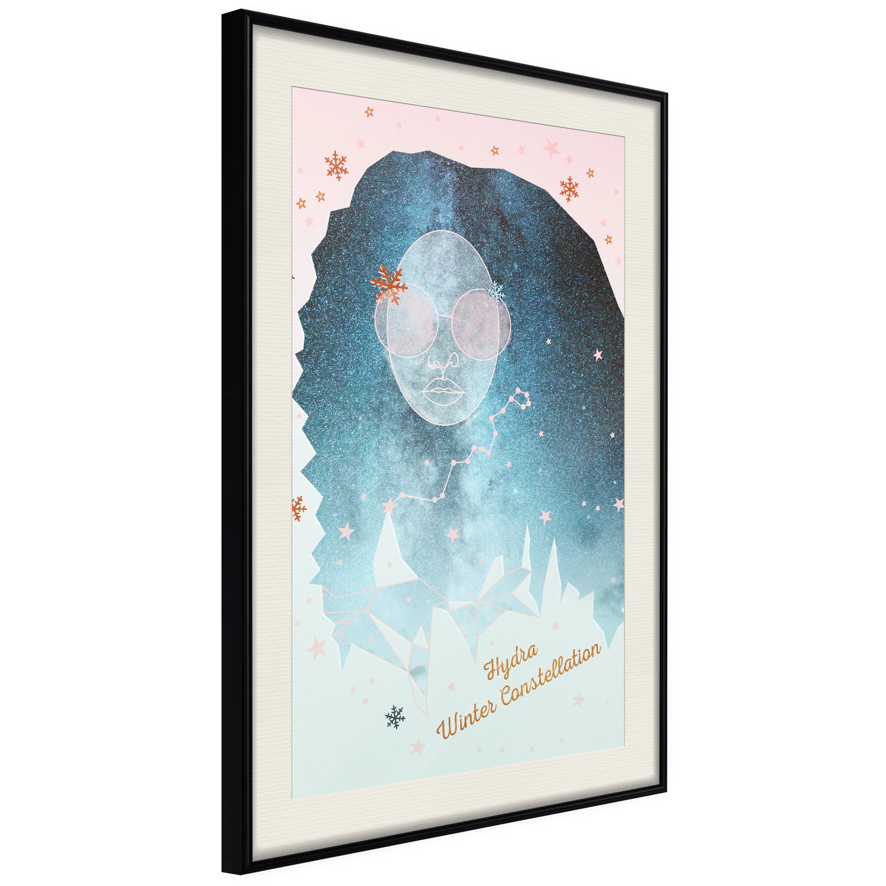 Poster Artgeist Affisch Hydra Winter Constellation