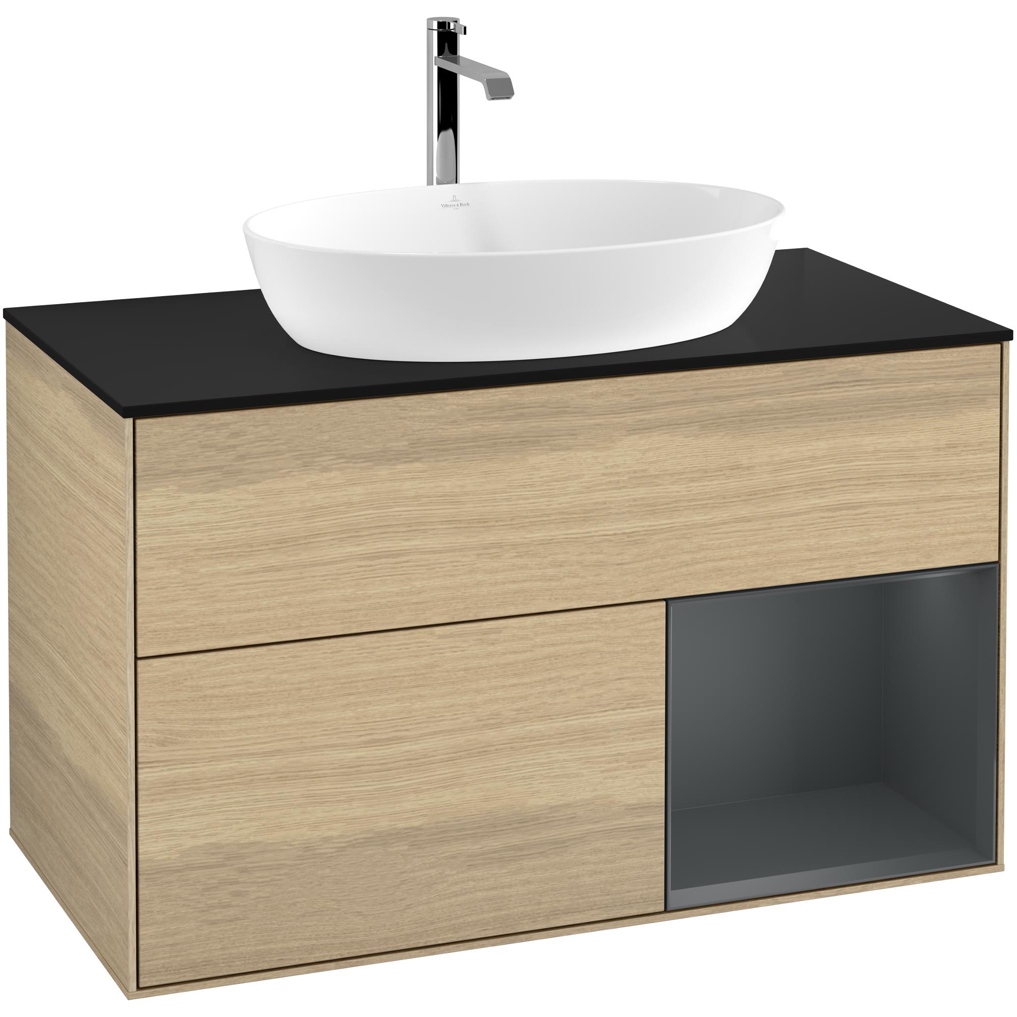 Tvättställsskåp Villeroy & Boch Finion med 2 Lådor Hylla och Bänkskiva för Fristående Tvättställ från Artis & Collaro