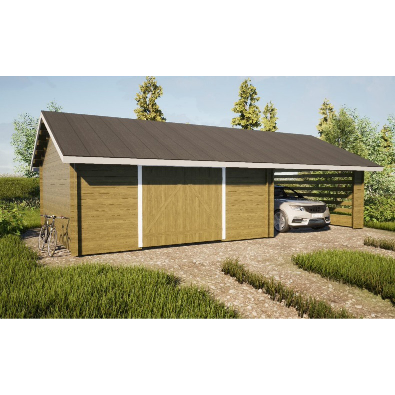 Garage & Carport LP Garden AT30KL (53,9 m²)
