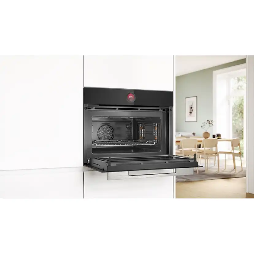 Ugn och Mikro Bosch HBG7221B1 + CMG7241B1 Serie 8 Kompaktugn Med WiFi