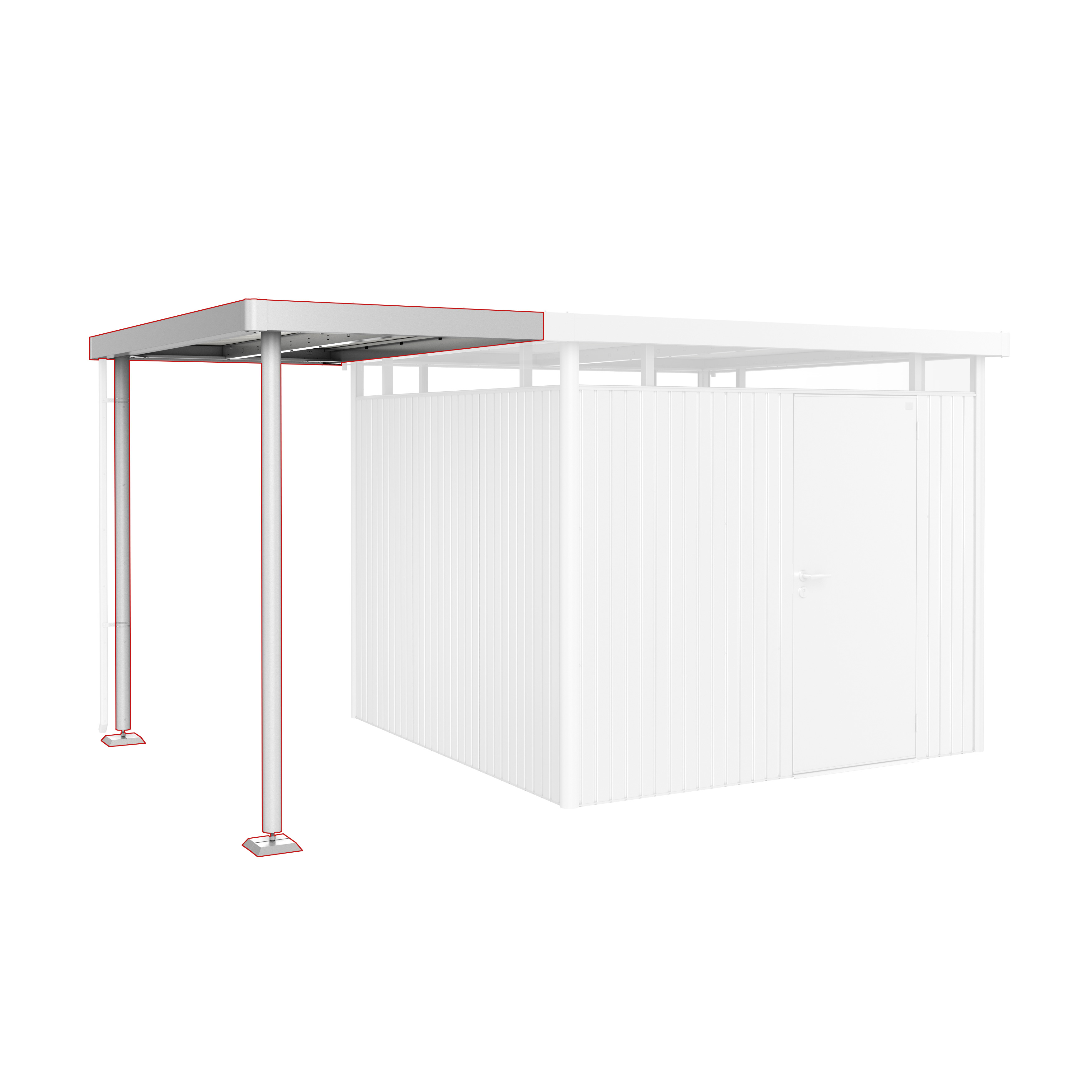 Sidotak HighLine H4 Storlek S metallic silver Silver