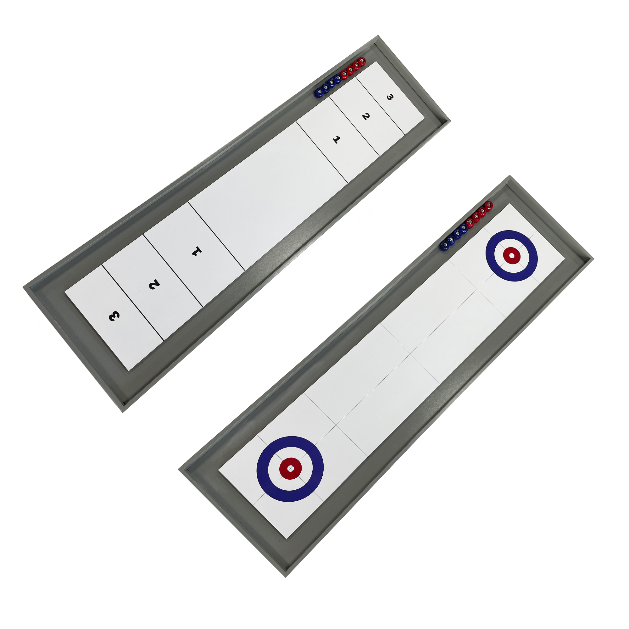 Spelbord Nordic Games 2-i-1 Shuffleboard & Curling