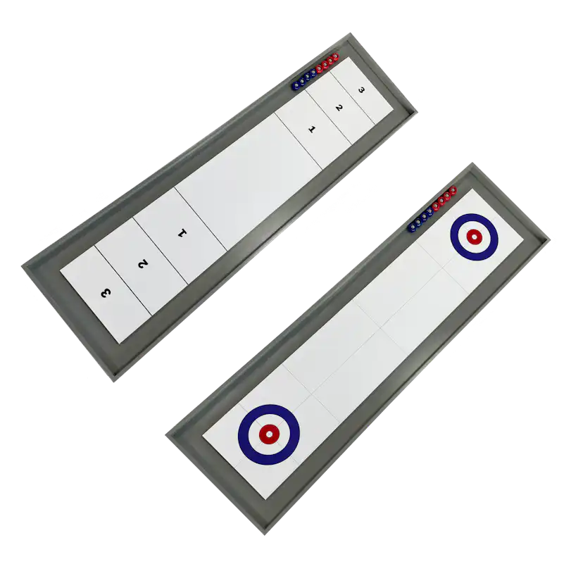 Spelbord Nordic Games 2-i-1 Shuffleboard & Curling