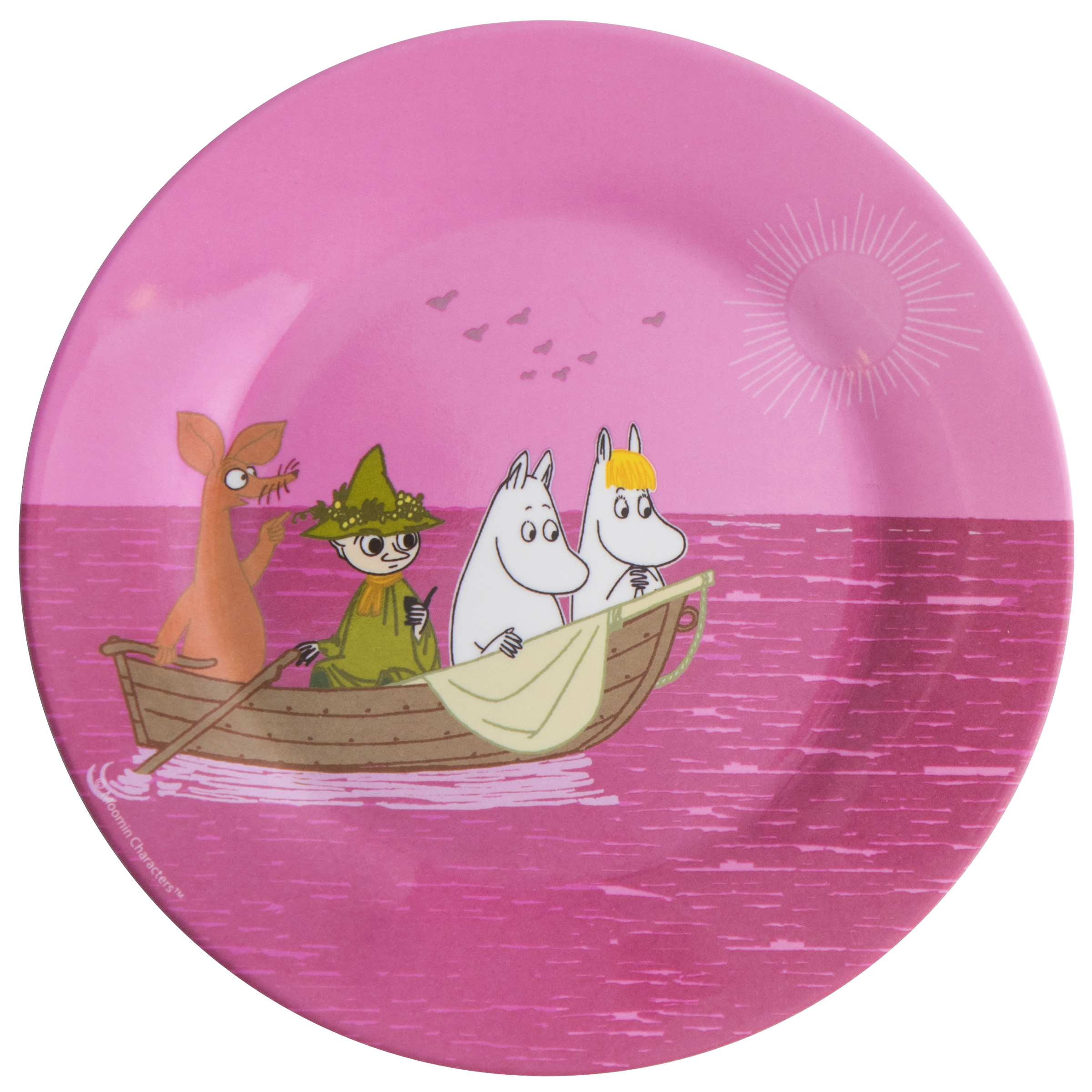 Barntallrik Rätt Start Mumin Hav Rosa