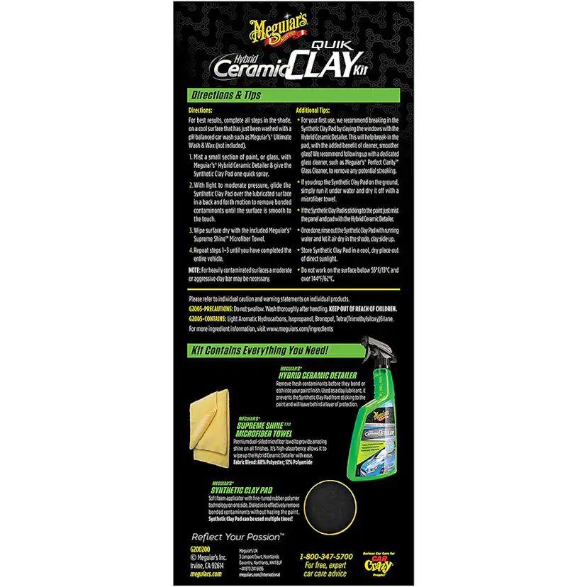 Rengöring Meguiars Hybrid Ceramic Clay kit