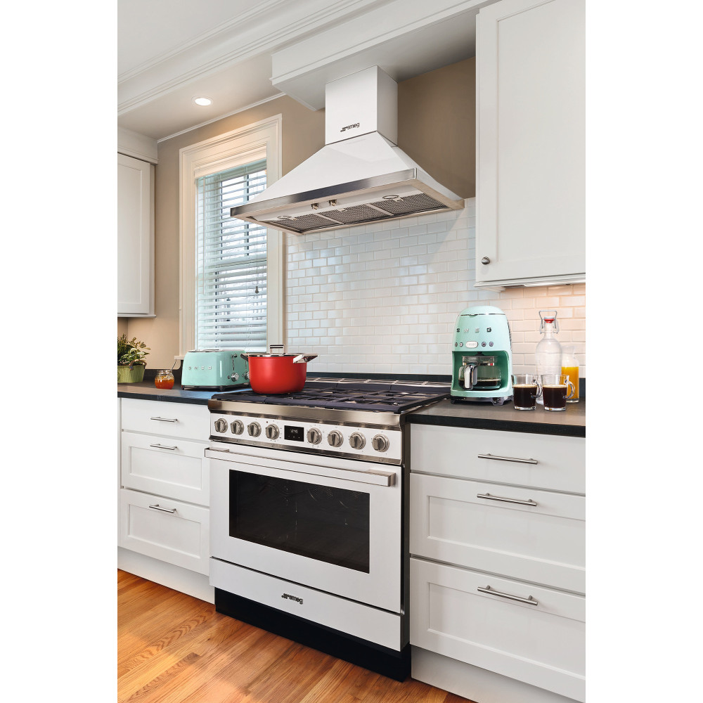 Frukostpaket Smeg Lilla Brödrost, Vattenkokare & Kaffebryggare