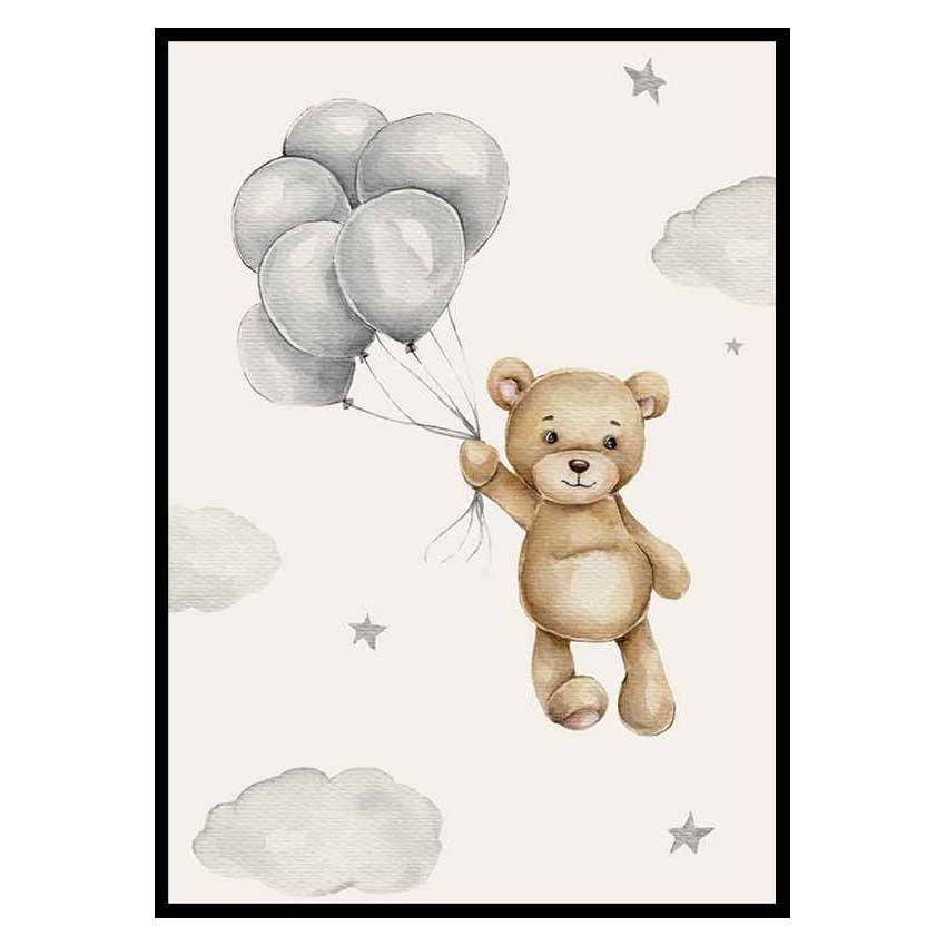 Poster Gallerix Balloons Teddy