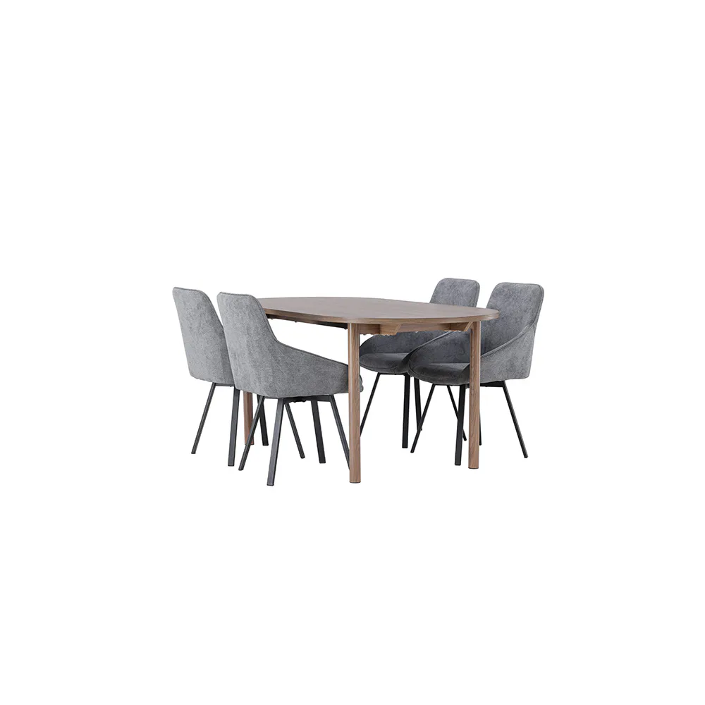 Matgrupp Venture Home Andy med 4 st Rosie stolar