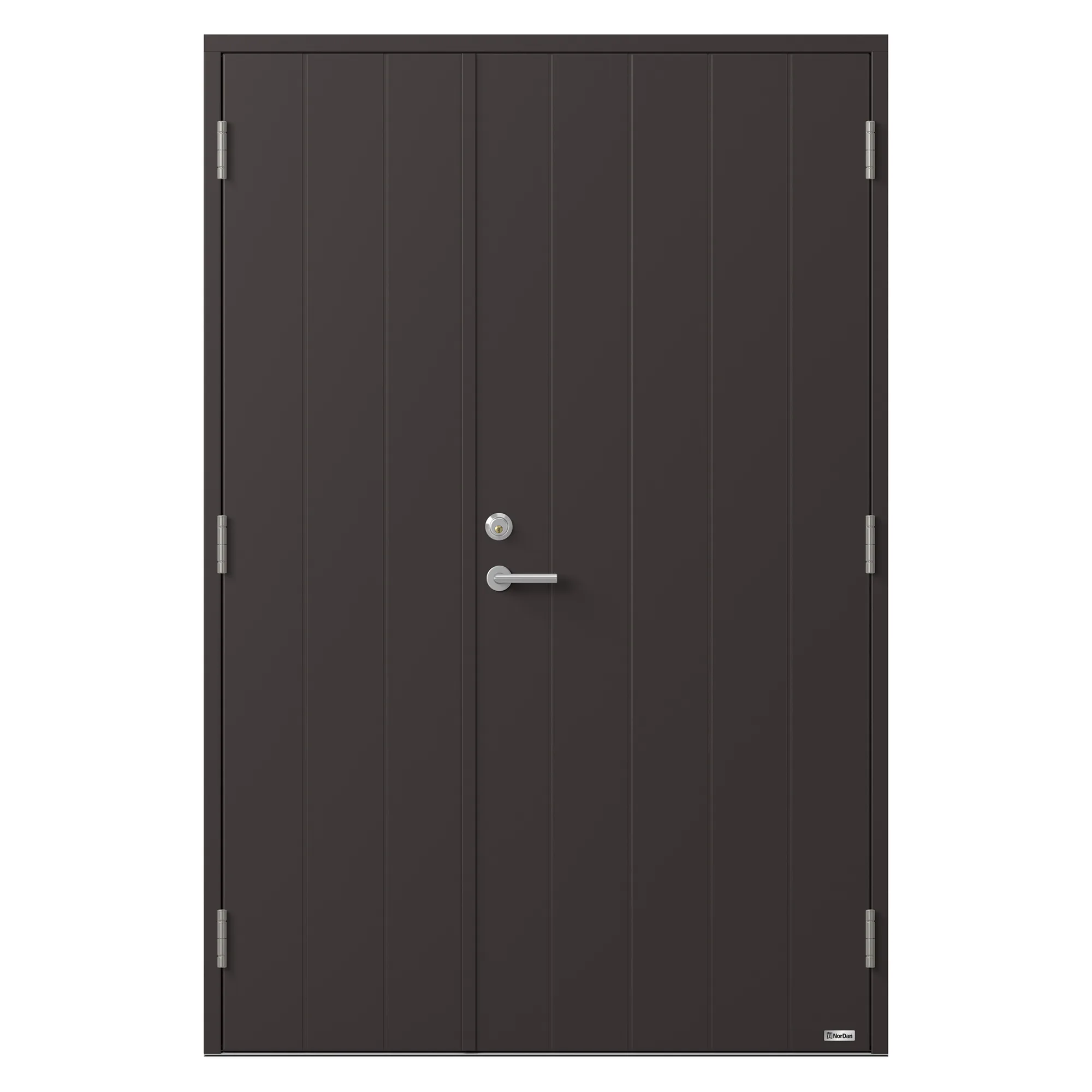 Stenbocken 871P 15X21 H RAL 8019 BxH: 150x210 Höger, RAL 8019, Brun