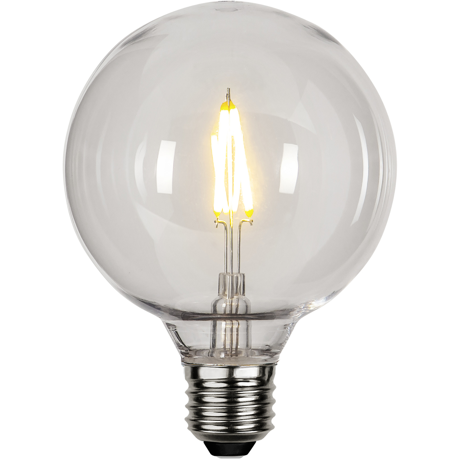 LED-lampa Star Trading Filament E27 G95 Outdoor Lighting PC Cover 1W