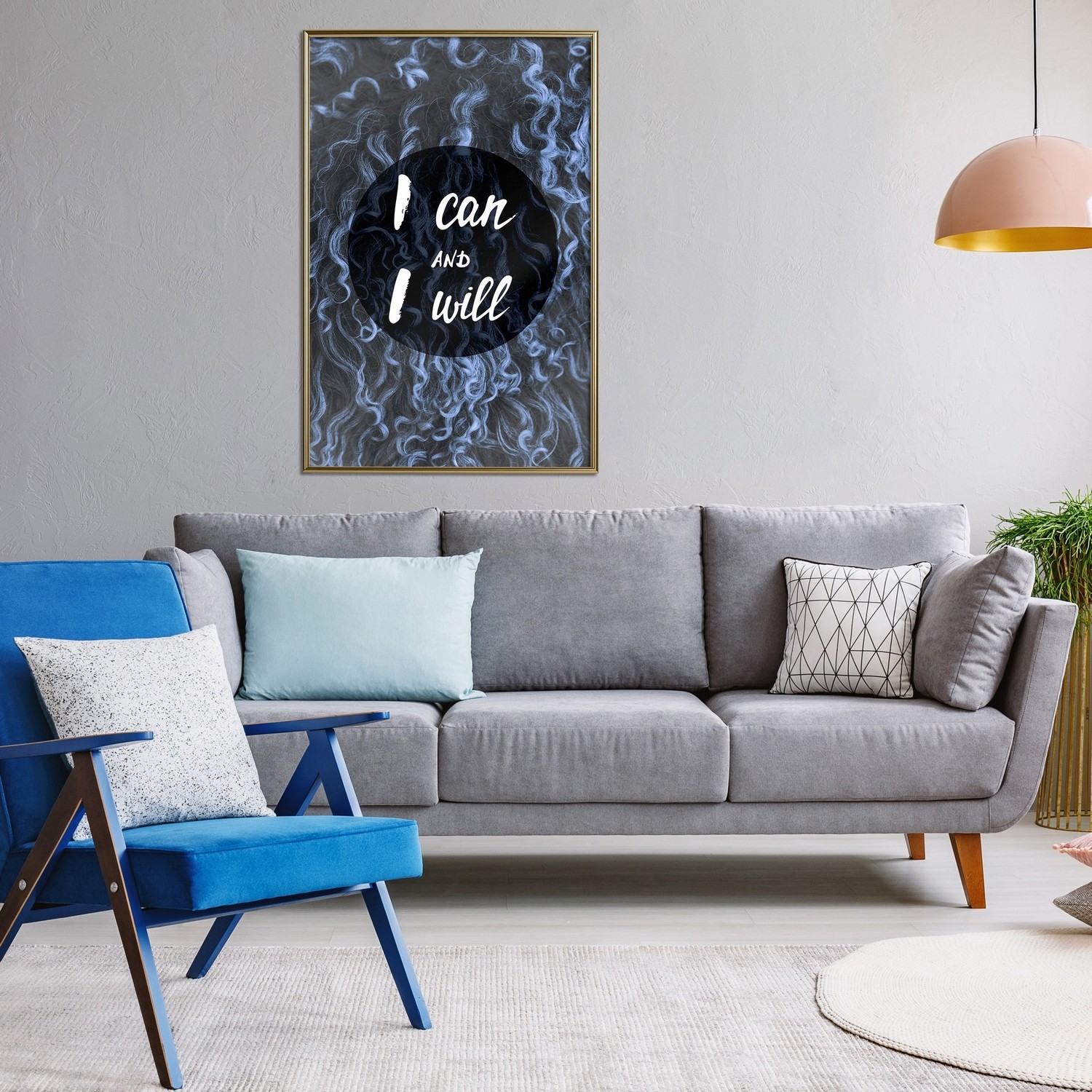 Poster Artgeist Affisch I Can and I Will