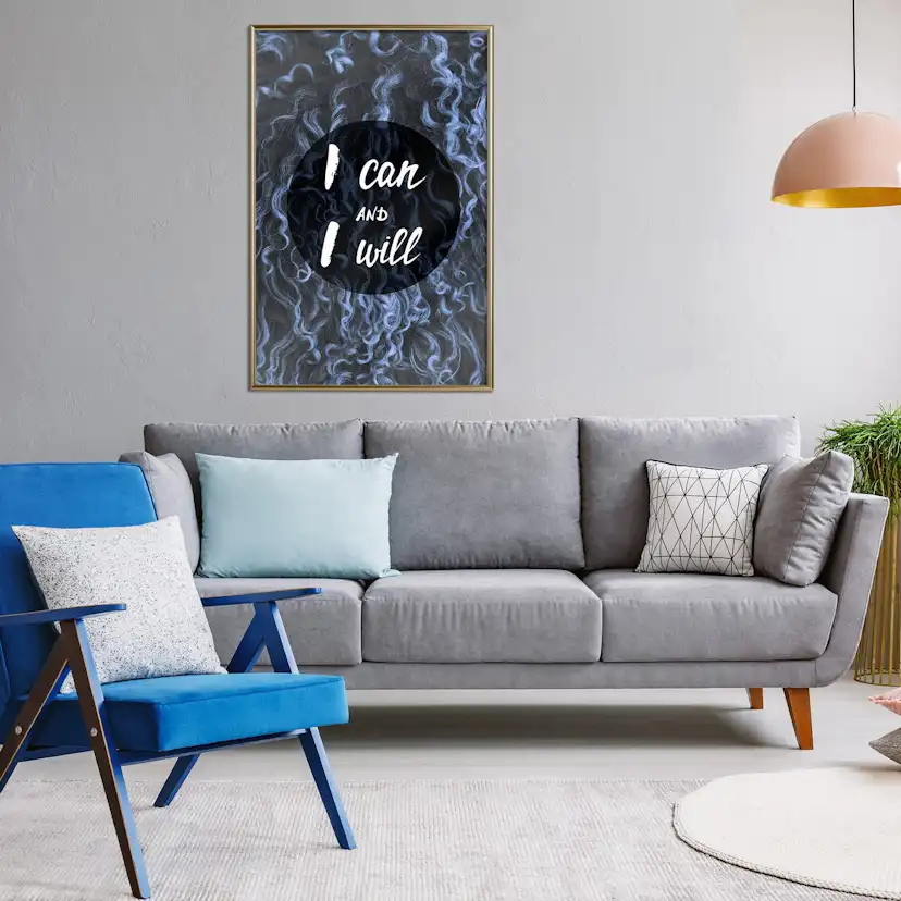 Poster Artgeist Affisch I Can and I Will