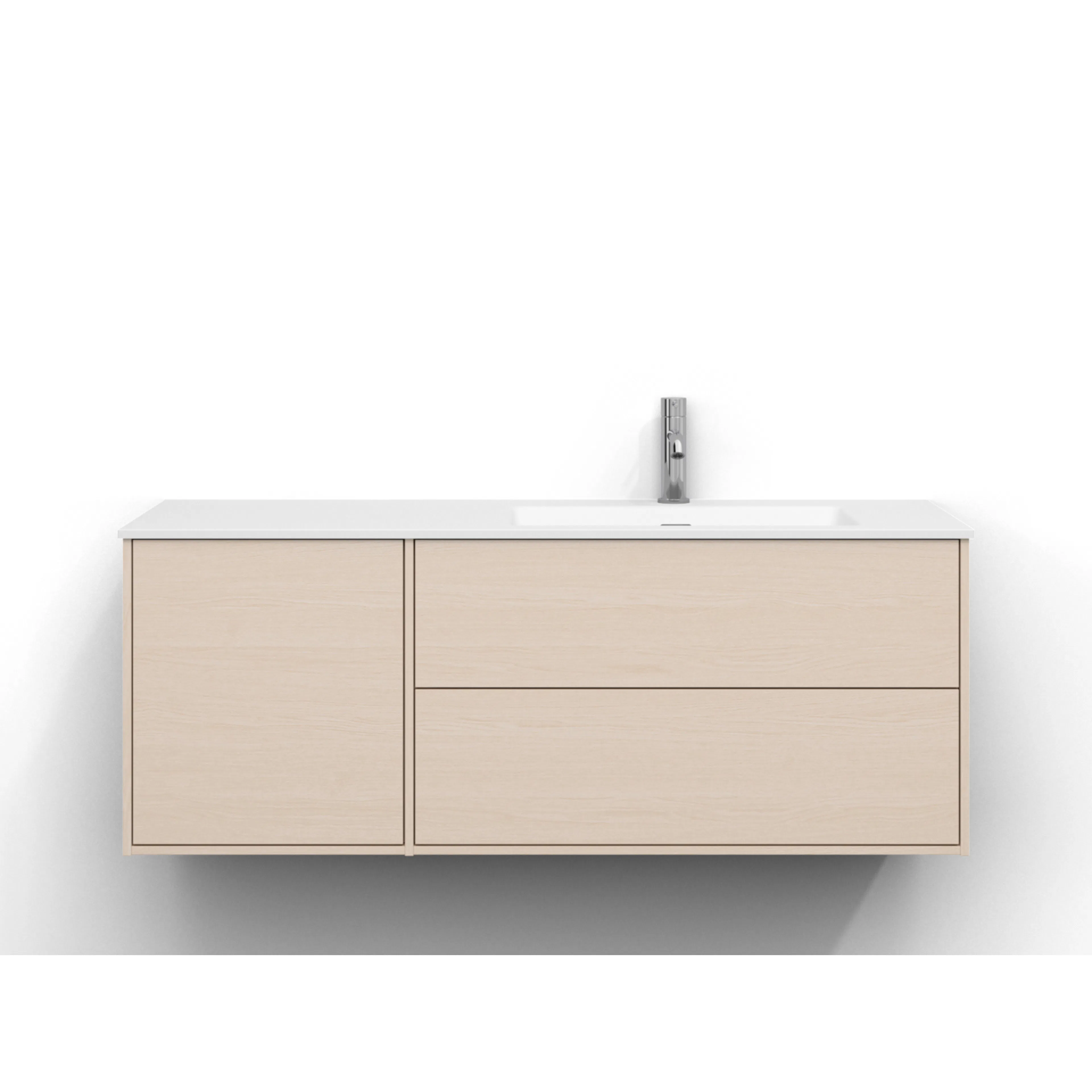 Tvättställsskåp Svedbergs Epos 120x45 med 2+1 Lådor