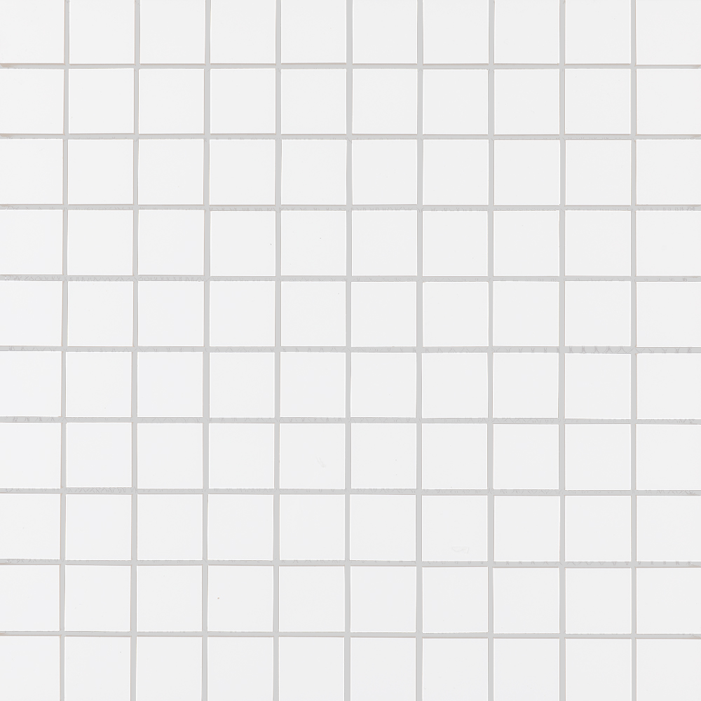 Mosaik Line Vit/Ret Blank 3x3 cm