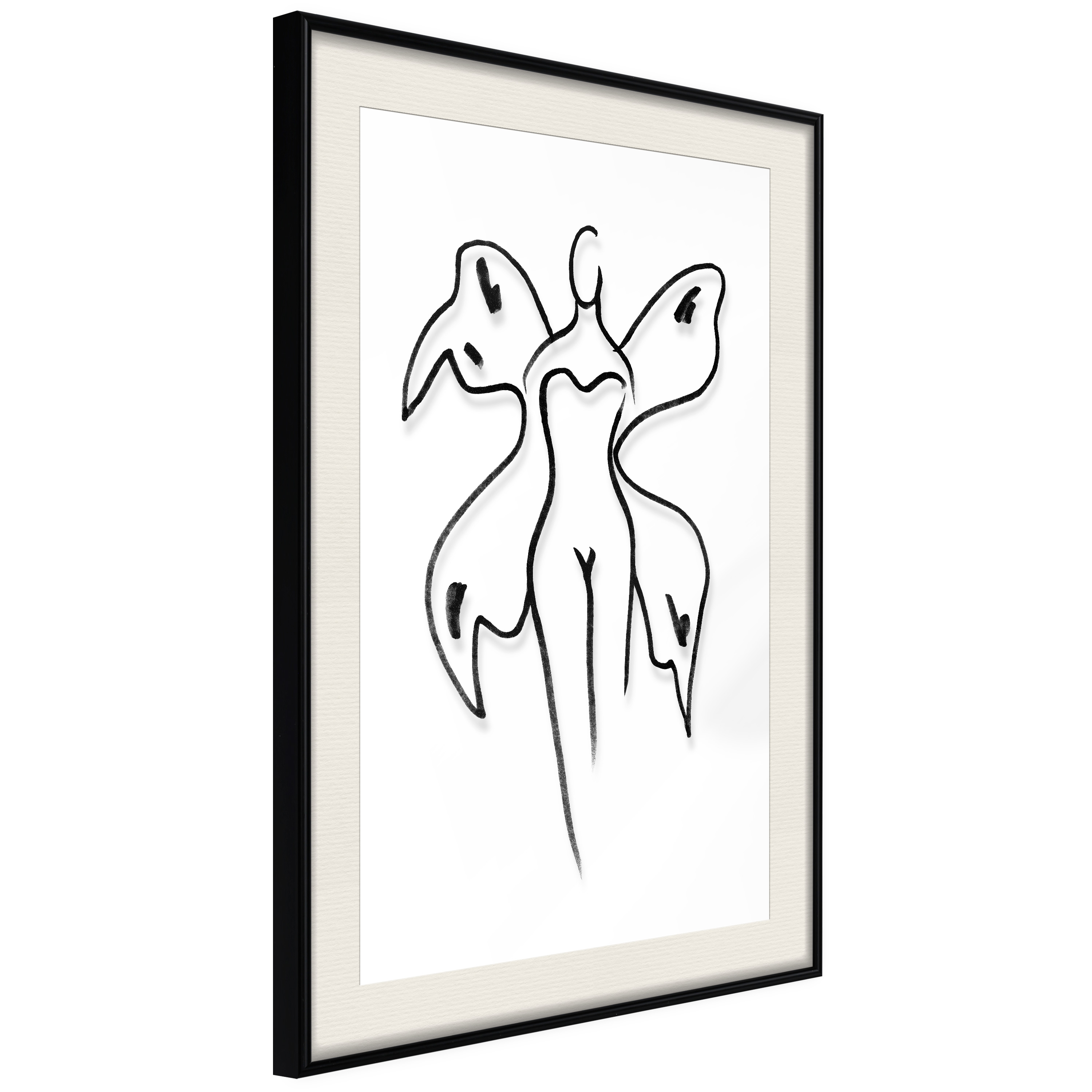 Poster Artgeist Affisch Butterfly Woman