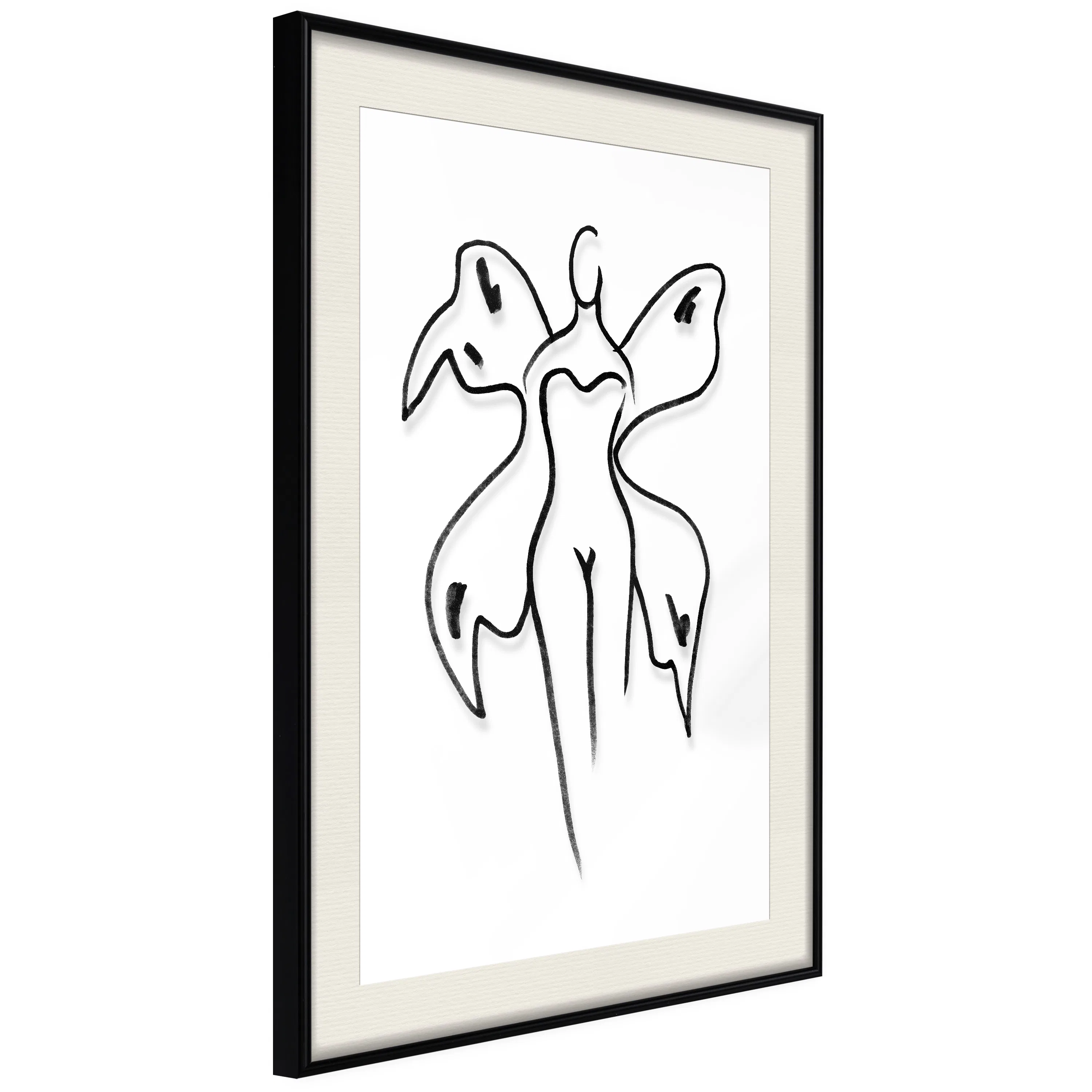 Poster Artgeist Affisch Butterfly Woman