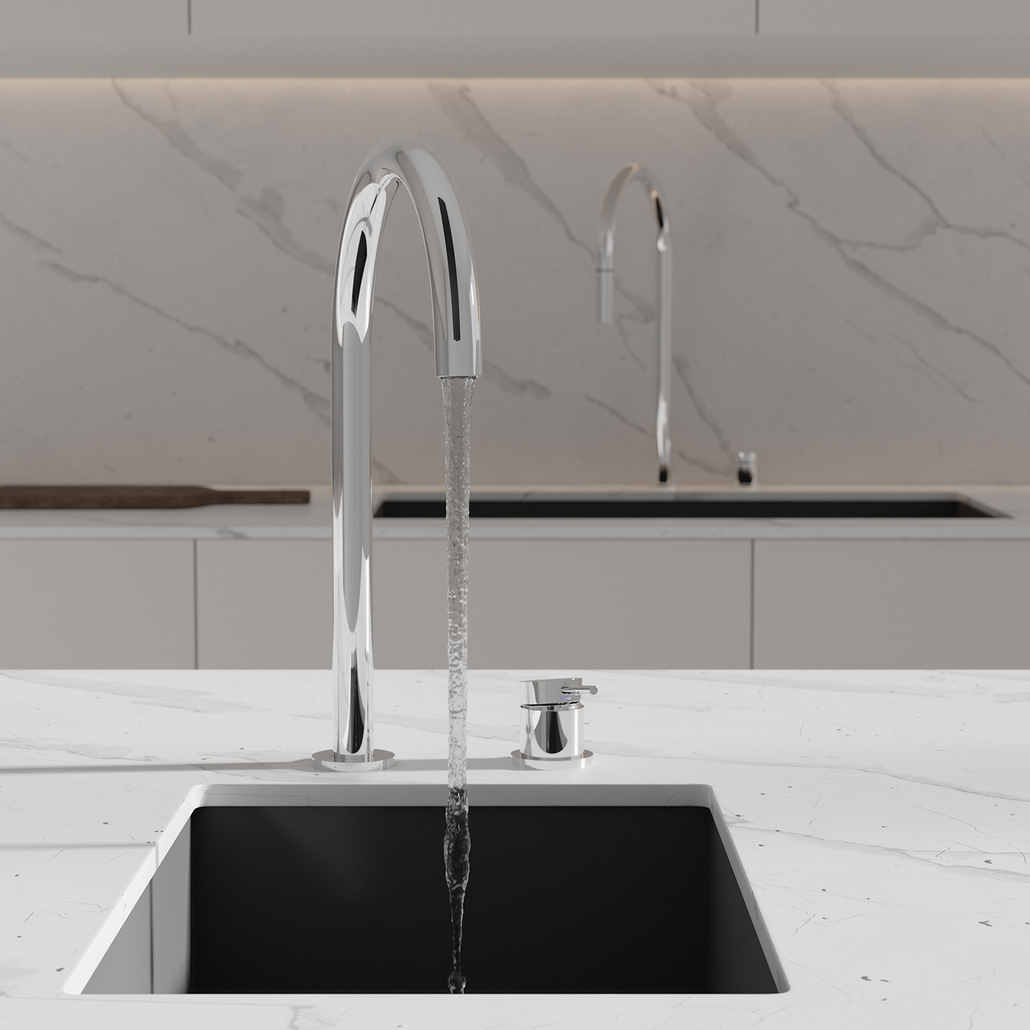 Köksblandare Scandtap Steel Harmonized K2