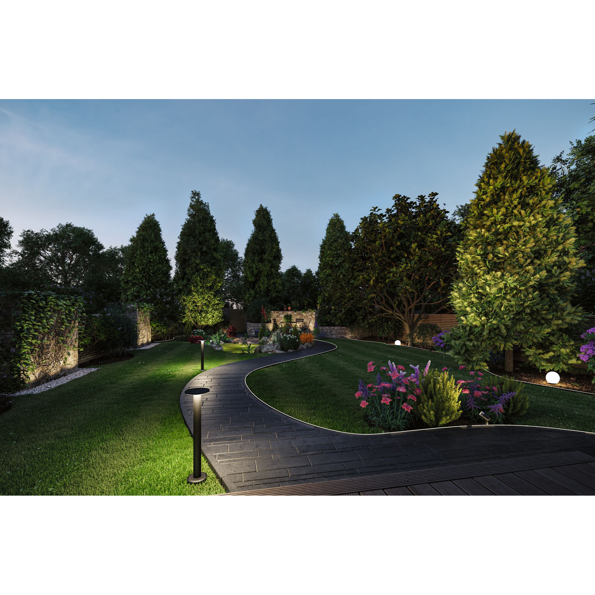 Pollare LED Paulmann Plate Plug & Shine IP44 24V Ljus: RGBW+