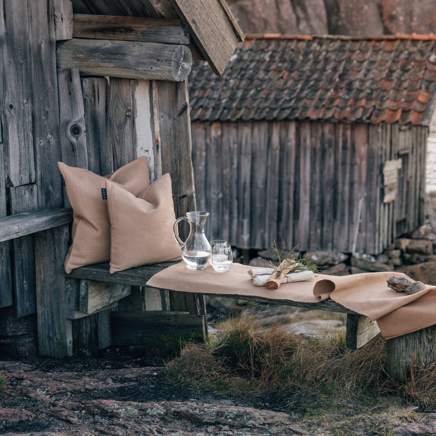 Löpare Linum Uni 45x150 cm