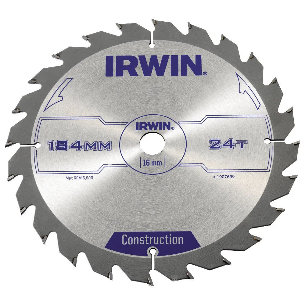 Sågklinga Irwin 184x16 24t 2,5mm