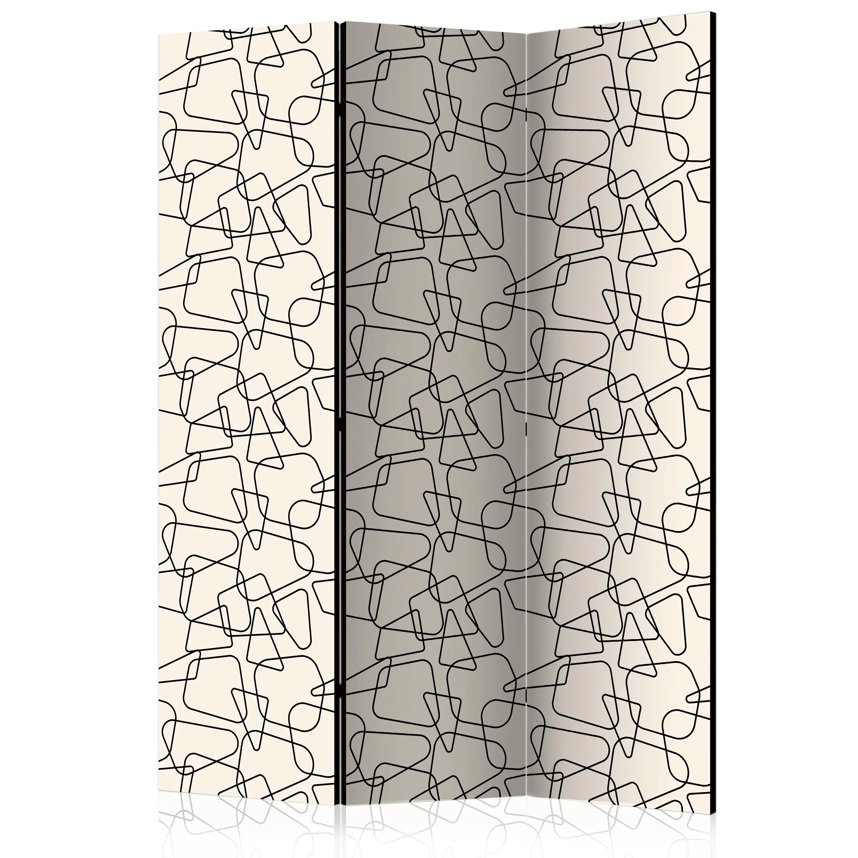 Rumsavdelare Skärmvägg Arkiio Rounded Geometry 135x172 cm