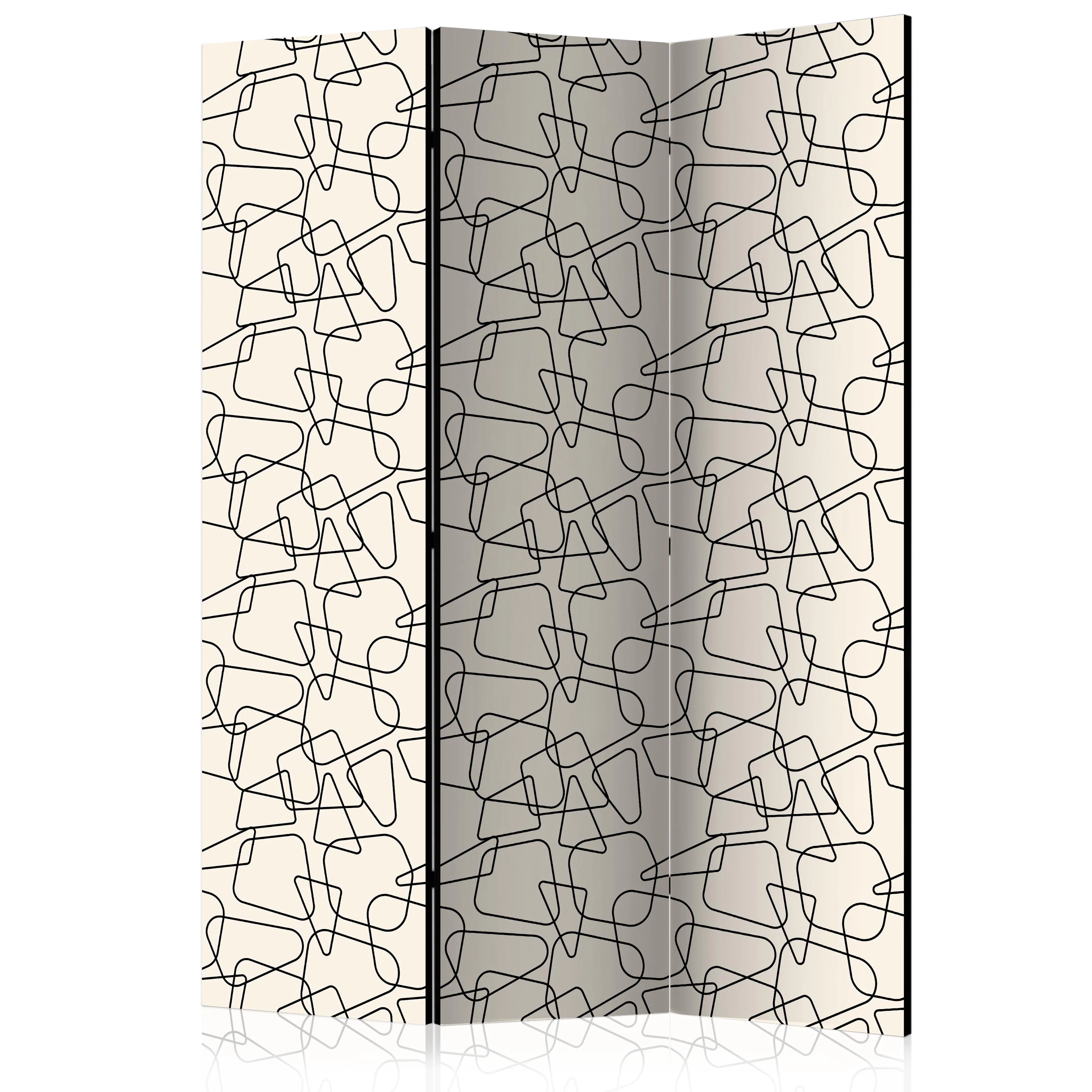 Rumsavdelare Skärmvägg Arkiio Rounded Geometry 135x172 cm