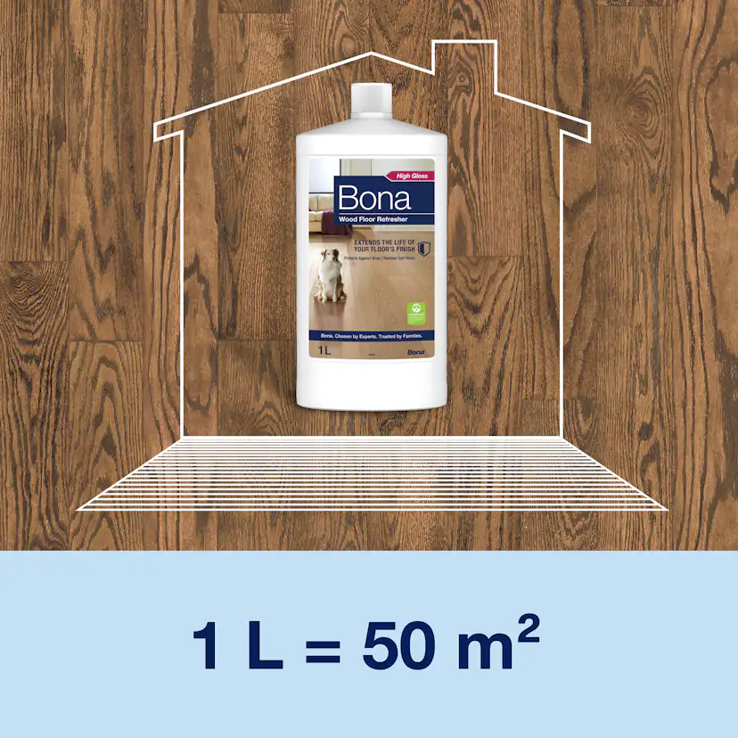 Golvtillbehör Bona Wood Floor Refresher, Underhållslack för Trägolv 1L