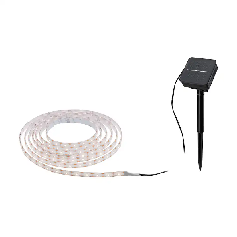 Solcellsljusslinga LED Paulmann Ljusstrip 3 m inkl. skymningssensor och batteri IP44
