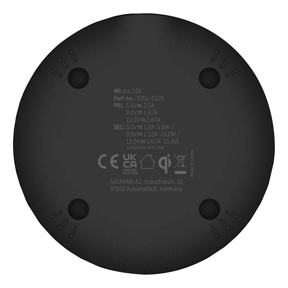 Trådlös Ansmann Laddare Portabel Smartphone