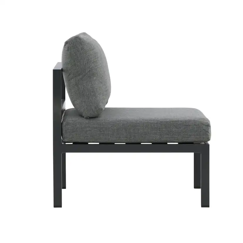 Copacabana Middle Part - Black Alu / Grey Cushion Black Alu / Grey Cushion