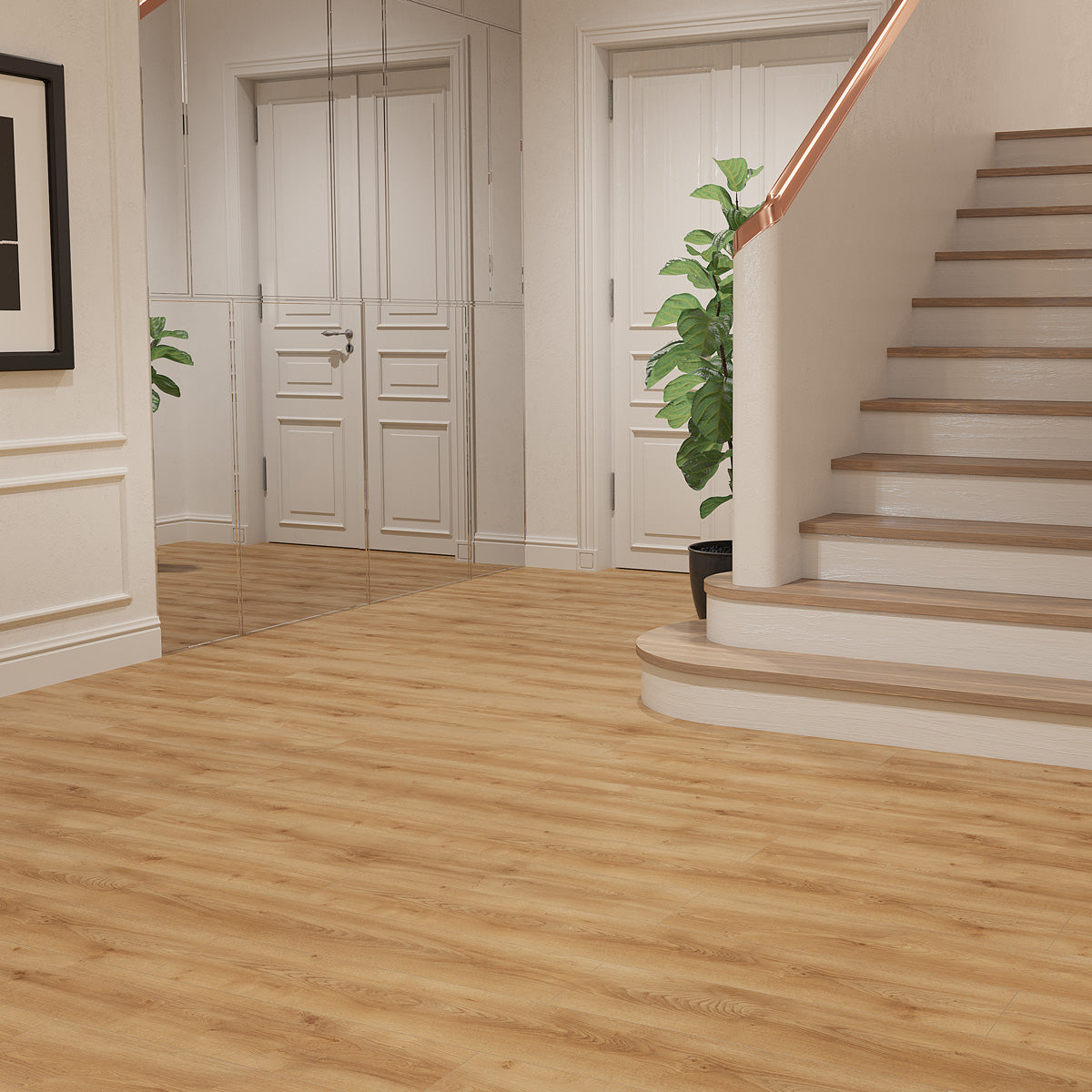 Laminatgolv Tenfors Oak Brown 8 mm, 1-stav