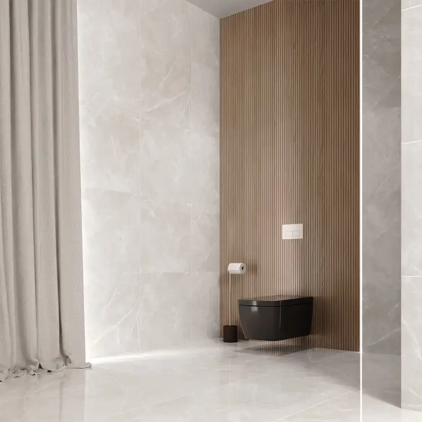 Klinker Tenfors Pulpis Light Grey Marmor Blank 60x60
