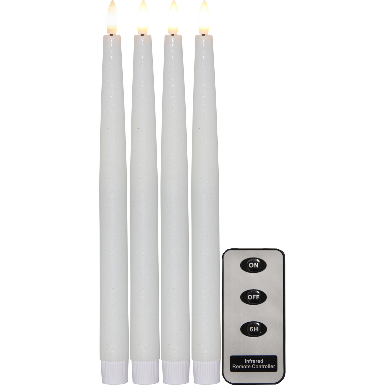 Antikljus Star Trading Flamme 4-pack 28,5 cm