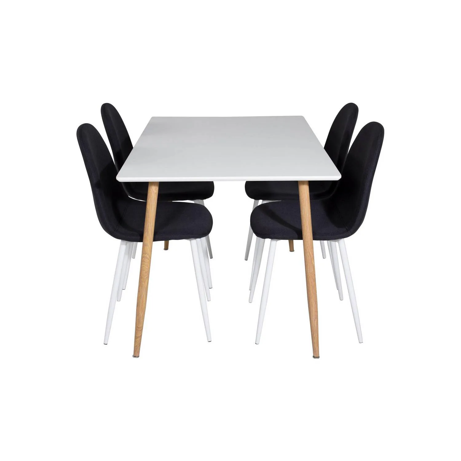 Matgrupp Basic Home Pontus Rektangulärt Matbord 120 cm med 4 Ypas Matstol