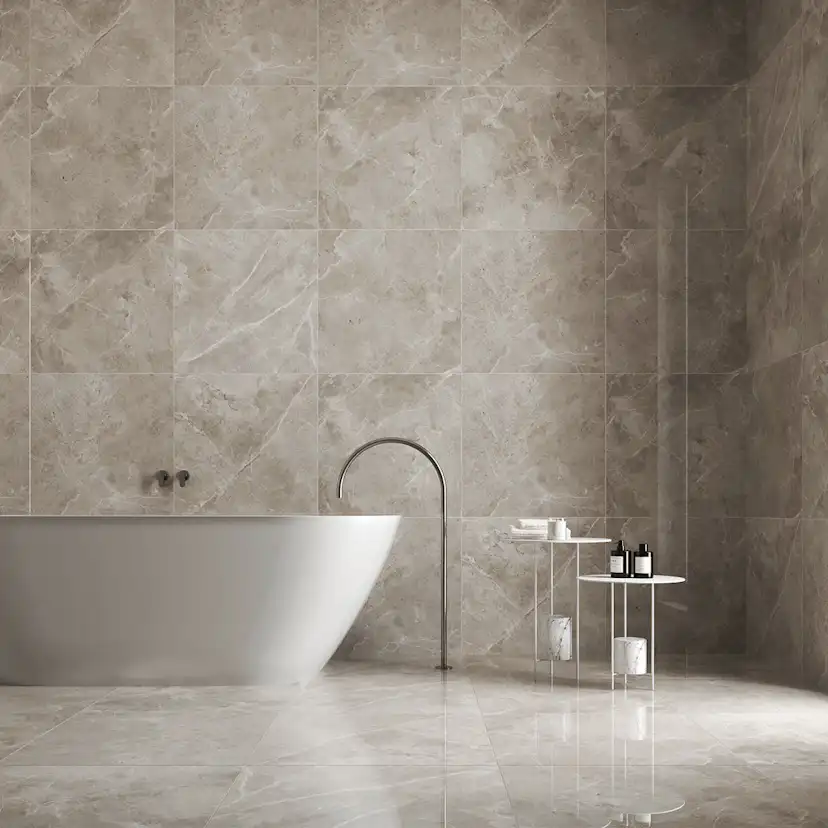 Klinker Tenfors Pulpis Mid Grey Marmor Blank 60x60