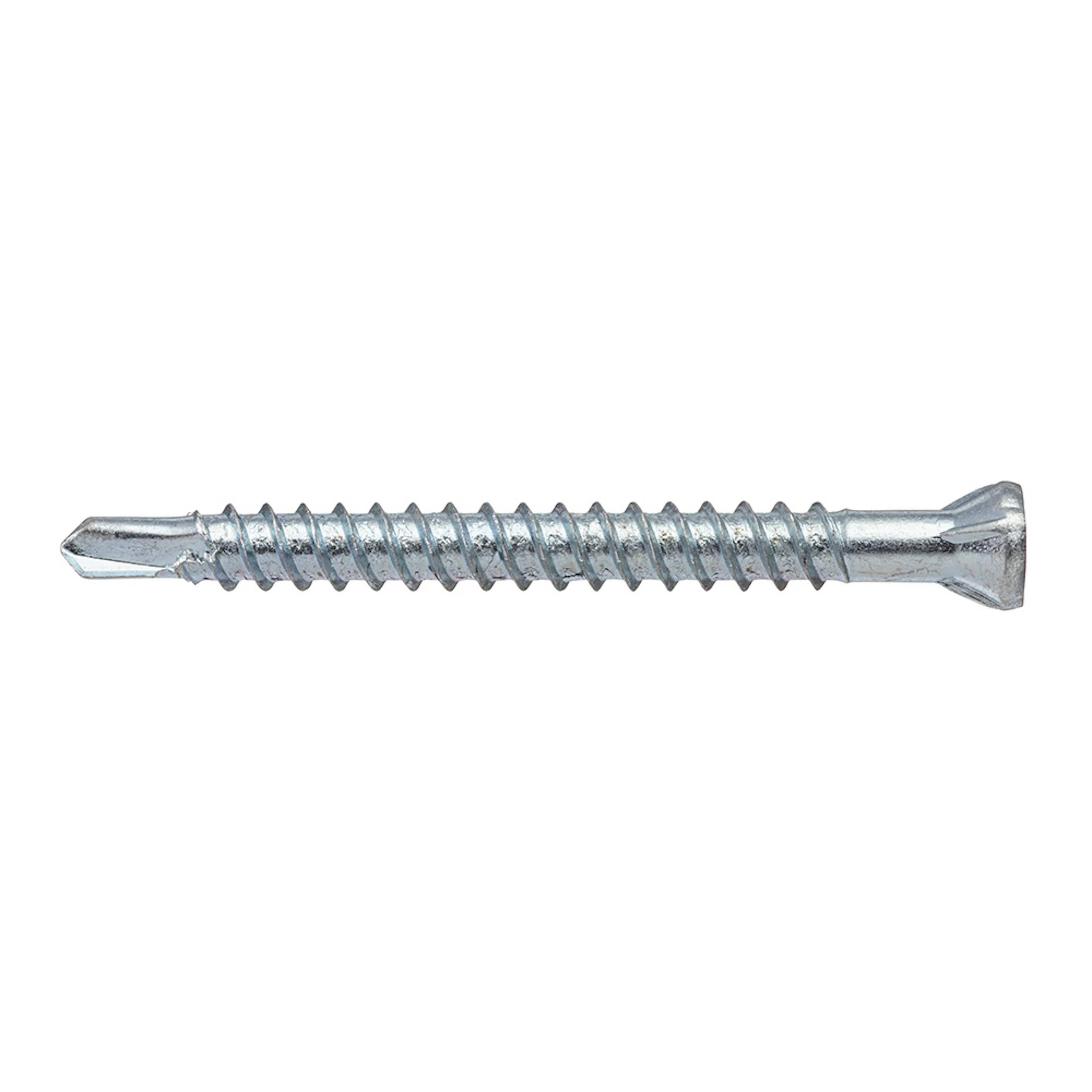 LIST/SOCKELSKRUV STÅL 2 MM 3,8x42 FZB Dimension: 3,8x42 mm, 2, MM, FZB